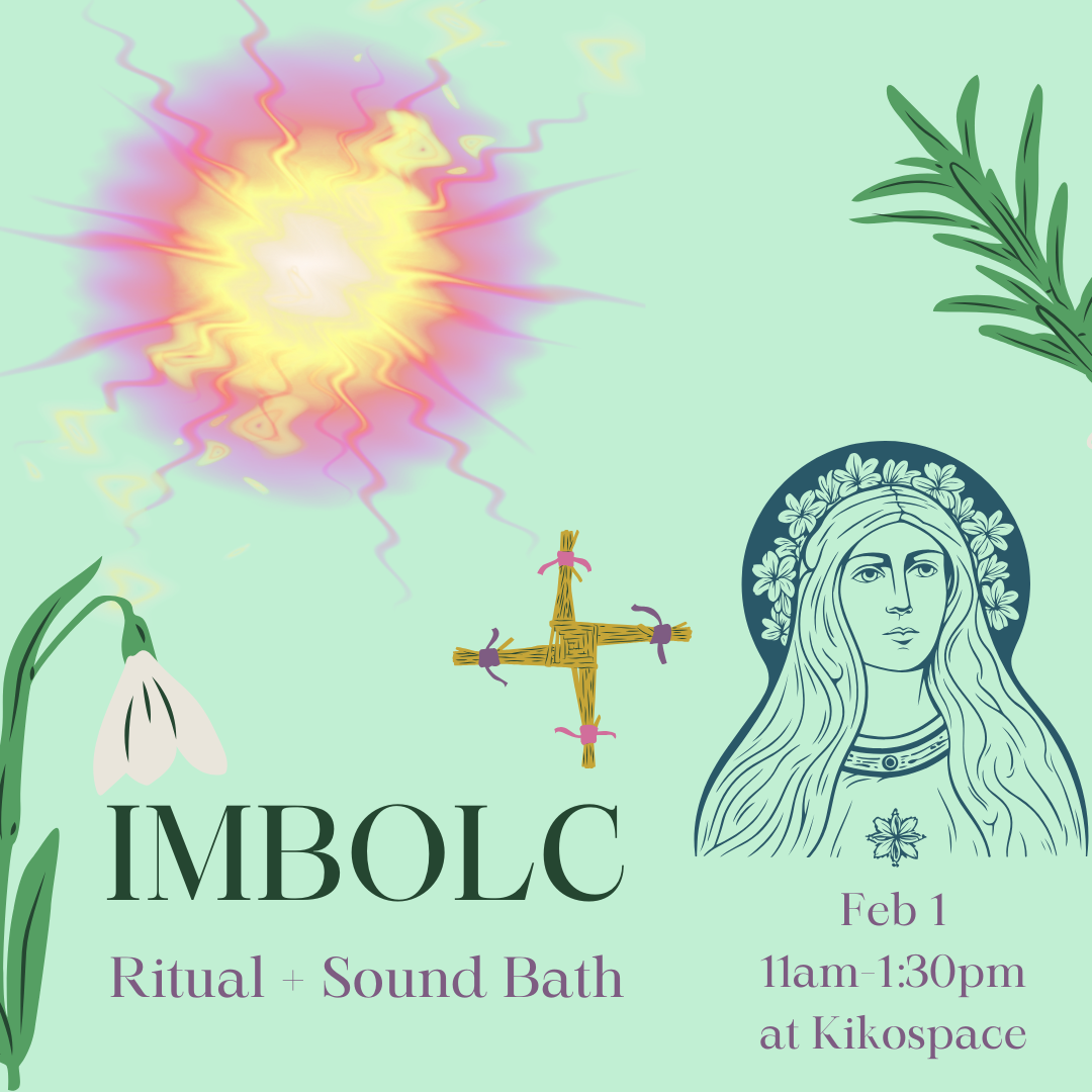 IMBOLC Ritual + Sound Bath Sat Feb 1 from 11am-1:30pm