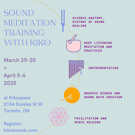 Sound Meditation Training ~ March 29/30 + April 5/6 2025